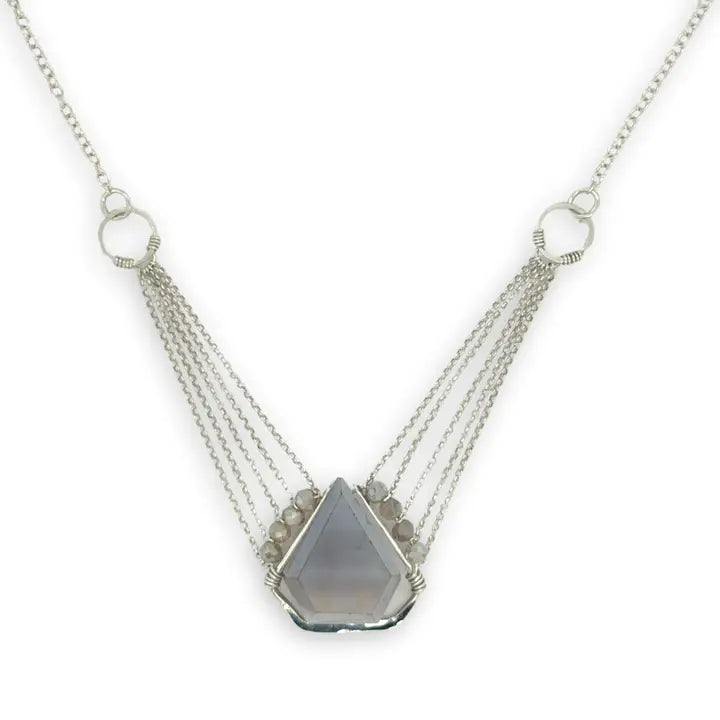 Suspended Moonstone Necklace