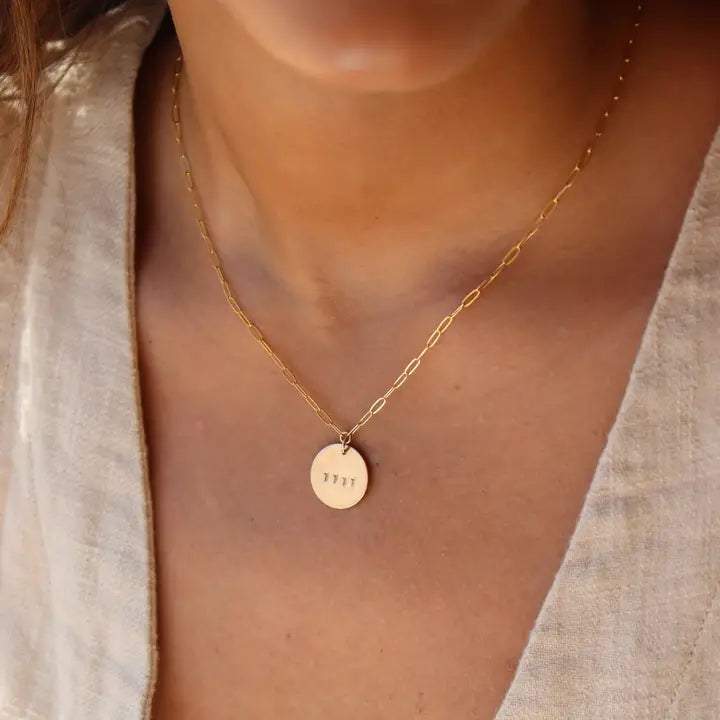 Angel Number Necklace in 14k Gold Fill or Sterling Silver