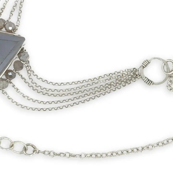 Suspended Moonstone Necklace